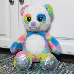 Build A Bear Rainbow Sparkle Plush